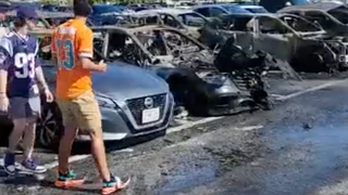 Hard Rock Stadium tailgate fire