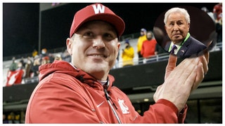 Washington state head coach Jake Dickert rips Lere Corso.