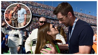 Aaron Rodgers, Danica Patrick and Blu of Earth are all predictably friends now.