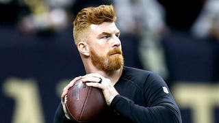The New Orleans Saints will keep Andy Dalton as the starting QB. (Photo by Sean Gardner/Getty Images)