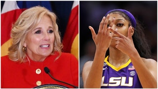 LSU basketball star Angel Reese threatens White House boycott. (Credit: Getty Images)