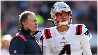 Will Bailey Zappe start at quarterback for the Patriots? (Credit: Getty Images)