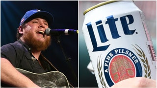A woman has gone viral for being shockingly bad at shotgunning a beer. She failed to do it during a Luke Combs concert. (Credit: Getty Images)