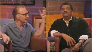 Bill Maher spars with Neil deGrasse Tyson over woke college campuses. (Credit: https://www.youtube.com/watch?v=EopP1iD6N3w)