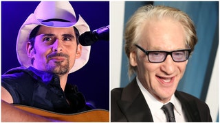 Country music star Brad Paisley isn't a fan of the woke mob. He spoke about it with Bill Maher, and suggested it's a cult. (Credit: Getty Images)