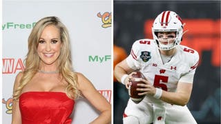 Brandi Love tweets about college sports (Credit: Jordon Kelly/Icon Sportswire via Getty Images and Gabe Ginsberg/Getty Images)