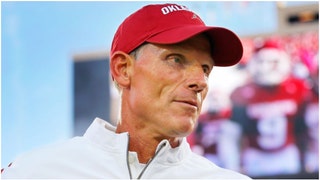 Brent Venables' talents aren't limited to just coaching and beating Texas. He also plays scout team QB for the Oklahoma Sooners. (Credit: Getty Images)