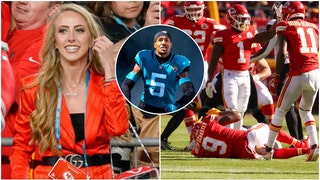 Brittany Mahomes, Andre Cisco, and JuJu Smith-Schuster