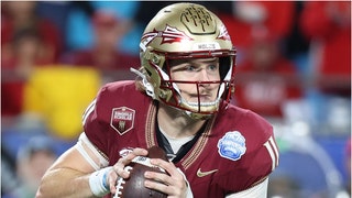 Florida State QB Brock Glenn says people can say whatever they want about the SEC but FSU is just as good. Will Georgia beat FSU? (Credit: Getty Images)