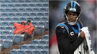 There were plenty of open seats for the Panthers/Falcons game Sunday. Attendance was very low. How many people went? (Credit: Getty Images)