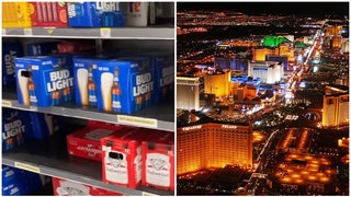 Is the Las Vegas Strip boycotting Bud Light after the Dylan Mulvaney disaster? (Credit: YouTube Screenshot/https://youtu.be/GATklUSsKqs and Getty Images)