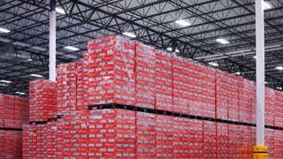 Budweiser beer sitting in a warehouse at the World Cup in Qatar after beer ban. (Credit: Twitter/Budweiser)