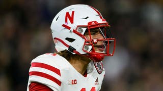 Nebraska Cornhuskers QB Casey Thompson out against Michigan. (Photo by Zach Bolinger/Icon Sportswire via Getty Images)