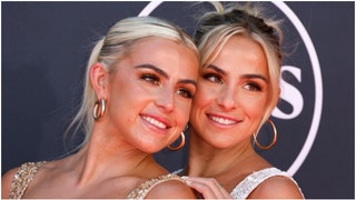 Haley and Hanna Cavinder rolled into August with new viral content. They shared a bikini video to welcome the start of a new month.(Credit: Getty Images)