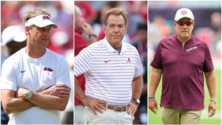 USA Today released the latest college football coaching salary data. Who is the highest-paid coach? Who is the most over-paid? (Credit: Getty Images)