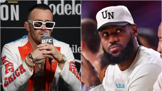 Colby Covington isn't a fan of LeBron James. He unleashed a vulgar anti-LeBron rant ahead of UFC 296. Watch a video of his comments. (Credit: Getty Images)