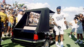 Deion Sanders was all about his golf carts at Dallas, just as he is at Colorado