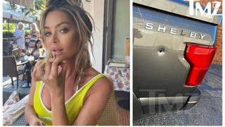 Denise Richards vehicle was shot at