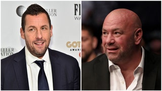 Adam Sandler and Dana White are working on a UFC comedy series. (Credit: Getty Images)