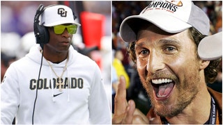 The star power will be out in force Saturday for Colorado/USC. Matthew McConaughey and LeBron James will attend. Who else will? (Credit: Getty Images)