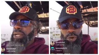 Former NFL player Ed Reed apologizes for vulgar rant about Bethune-Cookman. (Credit: Screenshot/Twitter Video https://twitter.com/UnfilteredInd/status/1614722352603926536)