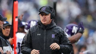 Northwestern head coach Pat Fitzgerald was fired on Monday night