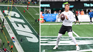 Jets Grounds Crew In Preseason Form, Leaving Painted Footprints All Over End Zone