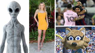 Olivia Dunne Caught Photoshopping, Lionel Messi's Bodyguard Does Not Play, AI Recreates NFL Mascots & Alien Spotted In Bolivia