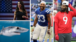 Matt Judon Loses Wallet, Colts Player Stages Cringey Photoshoot, Guys Rescue Beached Shark, 'Ding-a-Ling Pics' & A Baby Named Meth