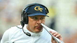 Georgia Tech fires football coach Geoff Collins after 1-3 start and a total record of 10-28. (Photo by Rich von Biberstein/Icon Sportswire via Getty Images)