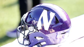 Northwestern Football Helmet