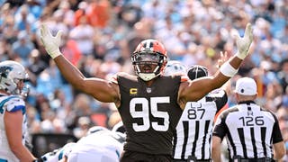 Robert Saleh Jets Browns Myles Garrett Good Lord On His A Game Physique