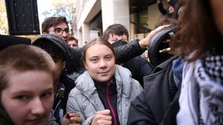 568a7940-Greta Thunberg Appears In Court For Climate Action Outside Mayfair Hotel