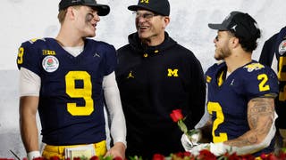 Alabama and Michigan faced off in the 2024 Rose Bowl for the College Football Playoff with head coach Jim Harbaugh