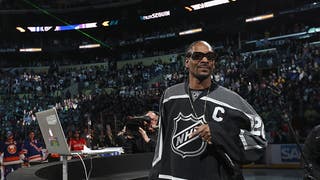 Snoop Dogg DJing NHL All-Star game