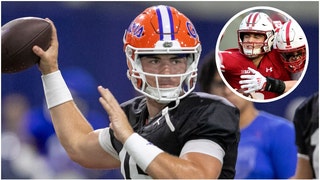 Will Graham Mertz be a success with the Florida Gators? He's been named the team's starting QB. (Credit: Alan Youngblood / USA TODAY NETWORK and Getty Images)