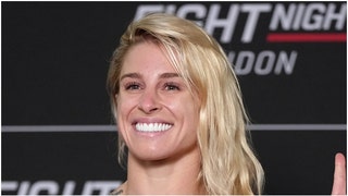 Hannah Goldy continues to prove she plans on spending all summer going viral. The UFC fighter posted a new revealing Instagram photo. (Credit: Getty Images)