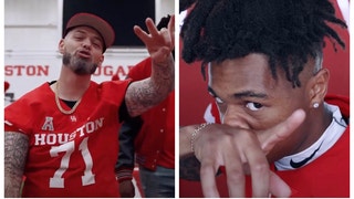 Houston Cougars release cringe hype video featuring rappers. (Credit: Screenshot/YouTube https://www.youtube.com/watch?v=bSSfZmv2UKY)
