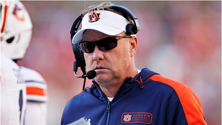 Hugh Freeze had a very weak reaction to Auburn getting boat raced by Maryland. He threw his assistants under the bus. What did he say? (Credit: Getty Images)