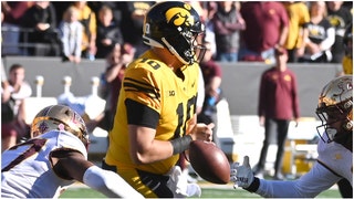 Iowa's offense continues to be a joke in the gambling world. The opening over/under for the game against Rutgers was a record low. (Credit: Getty Images)