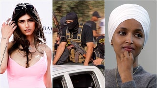 Liberal politicians and Mia Khalifa offer horrible reactions to the terrorist attack in Israel. (Credit: Getty Images)