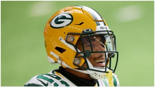 Jaire Alexander might be $700,000 lighter in the wallet, but he doesn't really care. The Packers DB doesn't care about losing the bonus. (Credit: Getty Images)