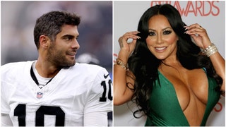 Stephen A. Smith appeared to claim Jimmy Garoppolo has a thing for porn stars in his private life. He once went on a date with Kiara Mia. (Credit: Getty Images)