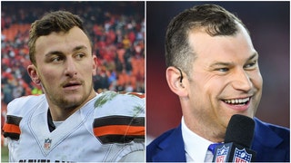 Joe Thomas knew from the jump Johnny Manziel was likely not going to last long in the NFL. He told a story about him disappearing. (Credit: Getty Images)