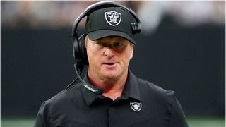 Jon Gruden's exile from the NFL might be coming to an end. He's reportedly in the mix for a job with the Saints. Will Jon Gruden be hired? (Credit: Getty Images)