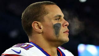 Buffalo Bills safety Jordan Poyer drove 15 hours to play against the Kansas City Chiefs. (Photo by Maddie Meyer/Getty Images)