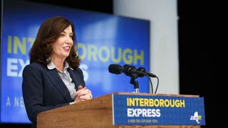 Governor Hochul Makes Announcement At Brooklyn Army Terminal Annex