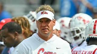 Ole Miss coach Lane Kiffin admits he held back against Georgia Tech. (Photo by Rich von Biberstein/Icon Sportswire via Getty Images)