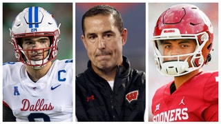 Who will start at QB for Wisconsin coach Luke Fickell? Will it be Tanner Mordecai? (Credit: Getty Images)