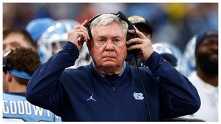 Tar Heels coach Mack Brown says teams are tampering with a UNC starter. (Credit: Getty Images)